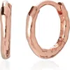 Monica Vinader Mini Rose Gold Vermeil Siren Muse Huggie Earrings