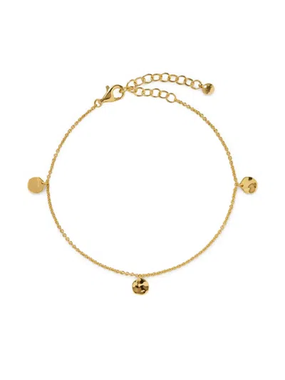 Monica Vinader Siren Muse Station Bracelet In Gold