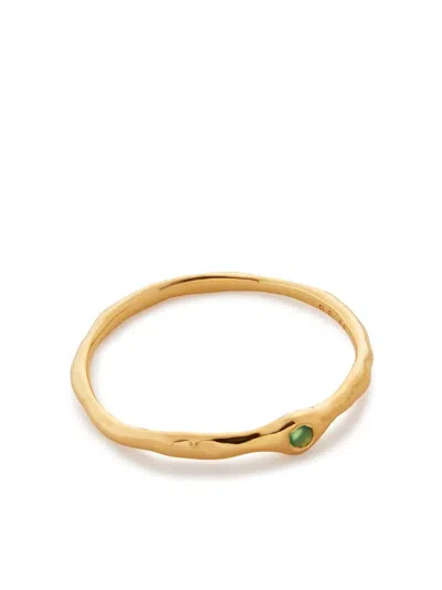 Monica Vinader Mini Siren Stacking Ring In Gold
