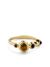 Monica Vinader Siren Gradient Stone Ring In Gold
