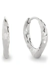 Monica Vinader Siren Tapered Huggie Earrings