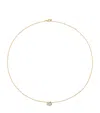 Monica Vinader Small Gold Vermeil And Aquamarine Odyssey Necklace In Gold