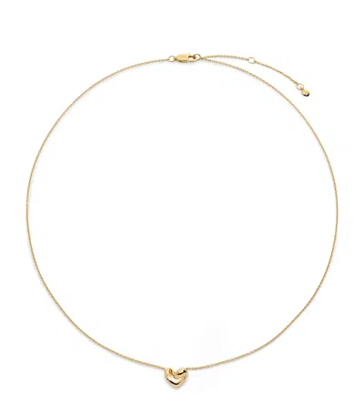 Monica Vinader Small Gold Vermeil Infinity Heart Necklace