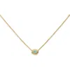 Monica Vinader Small Odyssey Pendant Necklace In Gold