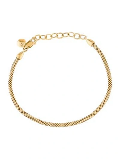 Pre-owned Monica Vinader Snake Chain Bracelet In Multi