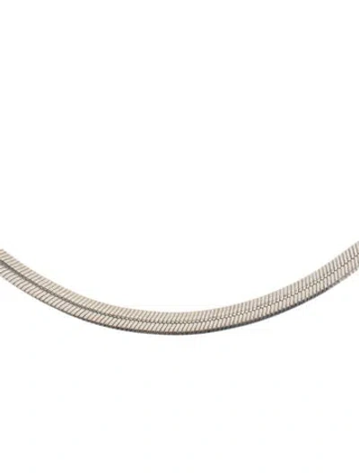 Pre-owned Monica Vinader Snake Chain Necklace, 18" In Multi