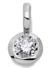 Monica Vinader Solitaire-diamond Pendant Necklace In Brown