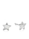 Monica Vinader Sterling Silver Star Stud Earrings In Silver