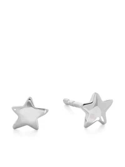 Monica Vinader Sterling Silver Star Stud Earrings