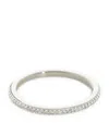 Monica Vinader Sterling Silver And White Diamond Eternity Ring In Silver