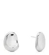 Monica Vinader Sterling Silver Aria Bold Stud Earrings In Metallic