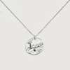Monica Vinader Sterling Silver Capricorn Zodiac Chain Necklace In Metallic