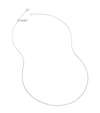 Monica Vinader Sterling Silver Chain Necklace In Brown