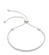 Monica Vinader Sterling Silver Corda Chain Friendship Bracelet In Metallic