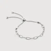 Monica Vinader Womens Corda Link Sterling-silver Friendship Chain Bracelet Sterling Silver In Silver