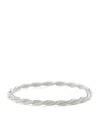 Monica Vinader Sterling Silver Corda Ring In Metallic