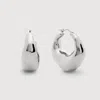 Monica Vinader Womens Nura Reef Medium 18ct Gold Vermeil-plated 925 Sterling Silver Hoop Earrings