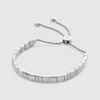 Monica Vinader Sterling Silver Delphi Friendship Bracelet In Metallic