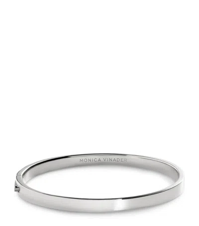 Monica Vinader Sterling Silver Essentials Bangle