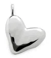 Monica Vinader Sterling Silver Heart Locket Pendant In Metallic