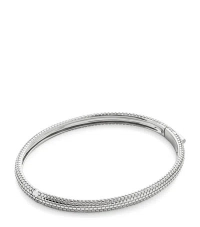 Monica Vinader Sterling Silver Heirloom Bangle