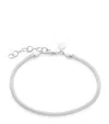 Monica Vinader Sterling Silver Heirloom Chain Bracelet In Brown