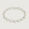 MONICA VINADER STERLING SILVER INFINITY LINK BRACELET