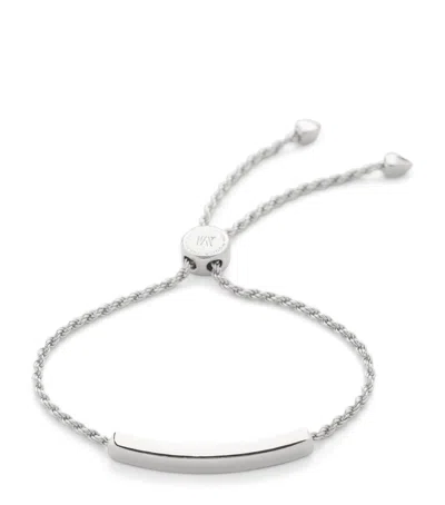 Monica Vinader Sterling Silver Linear Friendship Bracelet