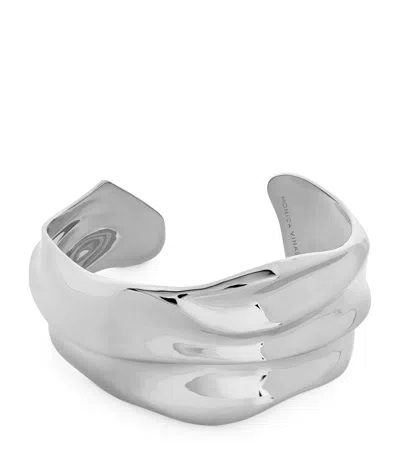 Monica Vinader Sterling Silver Nomade Cuff Bracelet