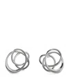 Monica Vinader Womens Nura Wrap Sterling-silver Stud Earrings In Metallic