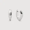 Monica Vinader Womens Nura Reef Medium 18ct Gold Vermeil-plated 925 Sterling Silver Hoop Earrings In Metallic