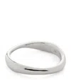 Monica Vinader Nura Reef Stacking Ring In Silver