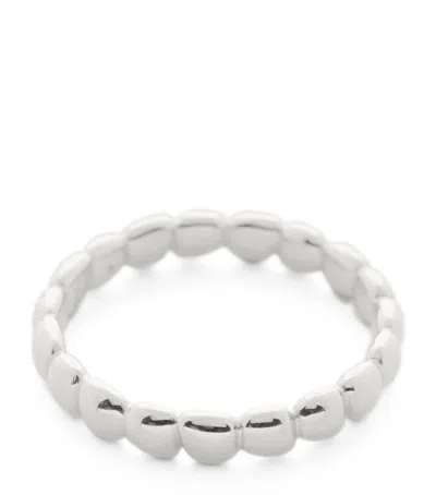 Monica Vinader Sterling Silver Nura Teardrop Ring