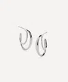 Monica Vinader Medium Nura Wrap Hoop Earrings