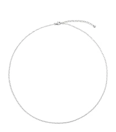 Monica Vinader Sterling Silver Oval-link Chain Necklace