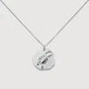 Monica Vinader Sterling Silver Scorpio Zodiac Chain Necklace