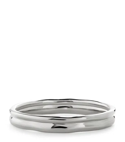 Monica Vinader Sterling Silver Siren Muse Stacked Ring