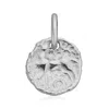 MONICA VINADER STERLING SILVER SIREN SMALL COIN PENDANT CHARM