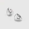 Monica Vinader Sterling Silver Tapered Huggie Earrings
