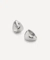 Monica Vinader Sterling Silver Tapered Huggie Hoop Earrings