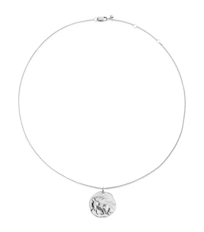 Monica Vinader Sterling Silver Taurus Zodiac Necklace