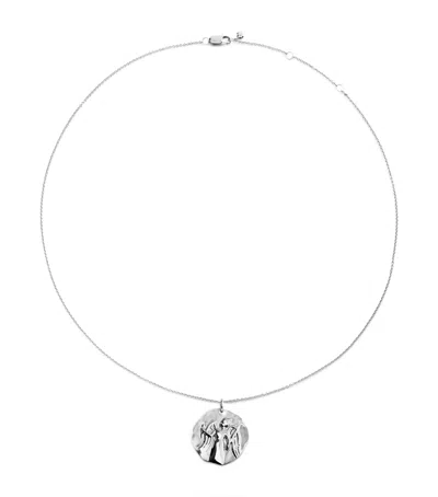 Monica Vinader Sterling Silver Virgo Zodiac Necklace