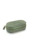 Monica Vinader Suede Jewellery Box In Green