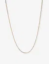 Monica Vinader Womens Yellow Gold Super Fine 14ct Yellow-gold Chain Necklace In Yellow Gold
