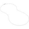 Monica Vinader Super Fine Chain Necklace In White