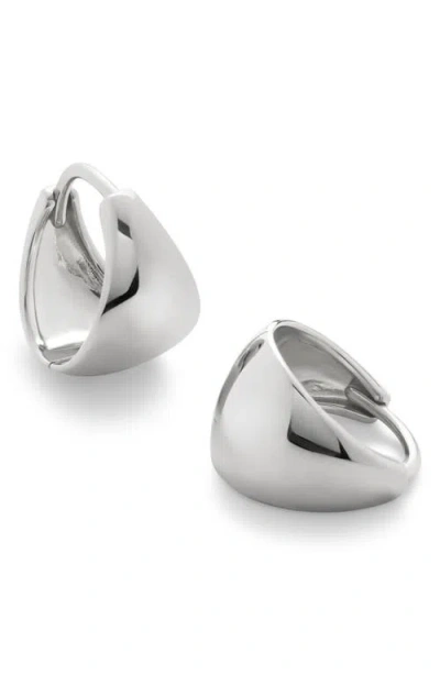 MONICA VINADER MONICA VINADER TAPERED HUGGIE HOOP EARRINGS