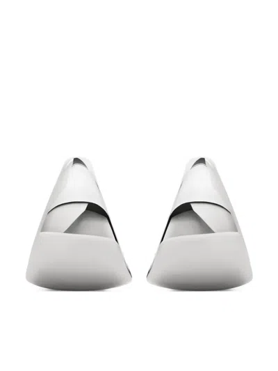 Monica Vinader Tapered Large Hoop Earrings In Silver
