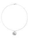 Monica Vinader Womens Taurus Zodiac Sterling-silver Pendant Necklac In Metallic