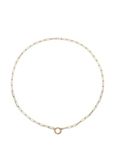 Monica Vinader Texturierte Halskette In Gold