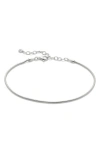 Monica Vinader Womens Sterling Silver Snake Sterling-silver Chain Bracelet In Sterling Silver